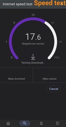 Internet Speed test #speed #test #google #networking #smartphone #youtubeshorts #viral #mbps