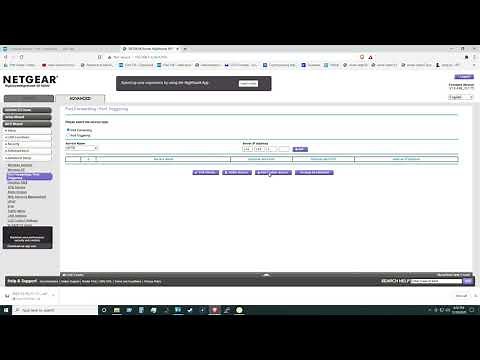 Port Forwarding NETNEAR Nighthawk