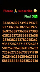 FIND 0 NUMBER IF YOU FIND PLEASE SUBSCRIBE LIKE COMMENT SHARE❤️#findnow#notfound#fewminutes