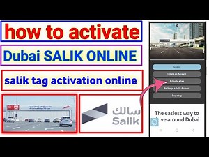 How to Register RTA Salik | How to activate Dubai salik | salik Dubai 2026