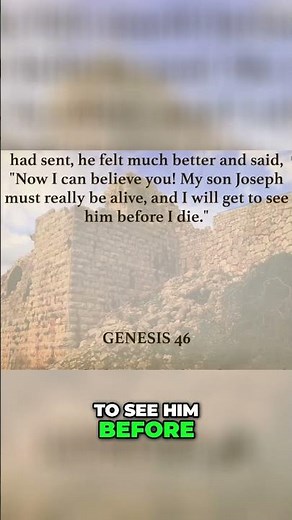 #12 Jacob’s Shocking Family Reunion! Joseph Is Alive! | Genesis 45–46
