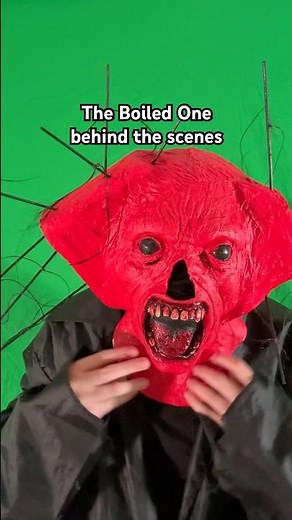 The Boiled One mask behind the scenes #horrortok #behindthescenes