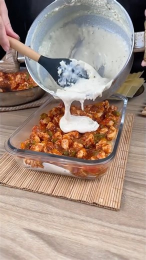 Ultimate Cheesy Chicken Lasagna Bake 🧀 #Lasagna #PastaBake #EasyRecipe