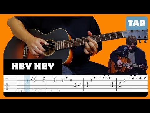 Hey Hey Blues Guitar Eric Clapton Unplugged Songbook TABS Tutorial