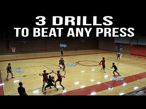 3 Elite Drills to Beat Full-Court Pressure (Cut Turnovers FAST) | Press Break Mastery