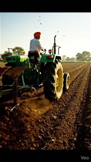 👉 Tractor Se Hal Chalana 🚜🌾 | Farmer Ploughing Field in Village #villagefarming #aifarming #shorts