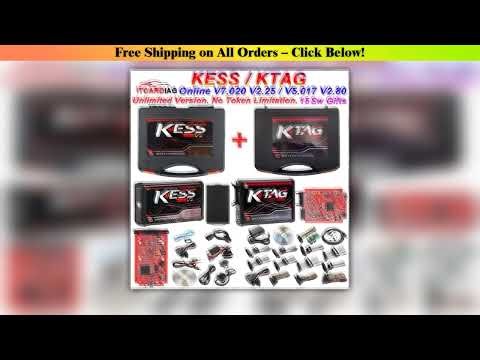 2026 EU Red Kess V2 V5.017 Online 2.80 KTAG 7.020 2.25 with Murata Filter OBD 2 Car Truck ECU Chip