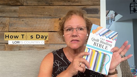 Want to master the art of bias binding and elevate your quilt finishes like a pro?** In this episode of *How To'sday*, Lori from Lori's Country Cottage introduces *The Quilt Binding Bible* and shares a demo by author Marci Baker. Whether you're a beginner or seasoned quilter, you’ll love Marci’s technique for making continuous bias binding from a simple rectangle—a fabric-saving, frustration-free method that will change the way you bind forever! * Why bias binding might be the best choice for yo