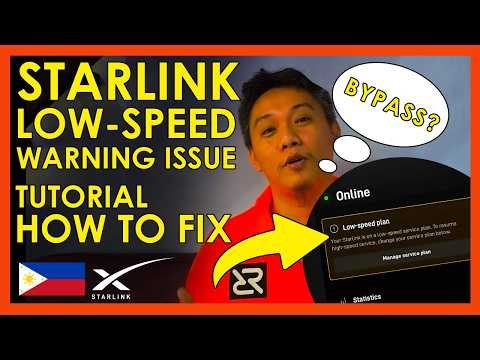 STARLINK LOW SPEED ISSUE REASONS AND SOLUTIONS | TUTORIAL GUIDE HOW TO FIX