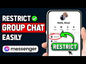 How to Restrict Group Chat in Messenger (2025 New Method)