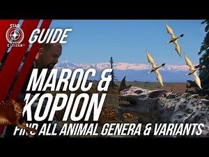 Star Citizen 3.23 Guide: Discovering New Species MAROC and KOPION - All Variants Explained