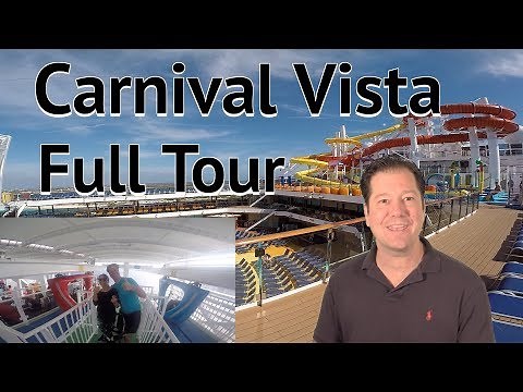 Carnival Vista Review- Fully Guided Walkthrough Tour - Carnival Cruise Lines