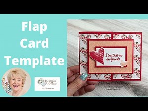 Flap Card Template: This Free Card Making Lesson Is For Everyone