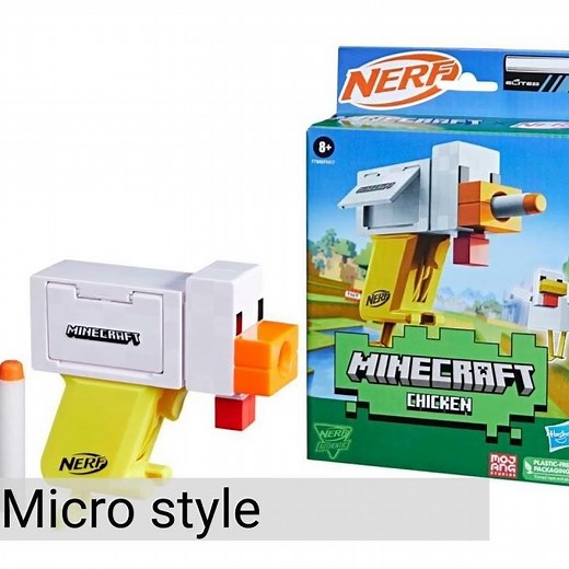 Nerf MicroShots Minecraft Chicken Blaster Review: Cluck into Action!
