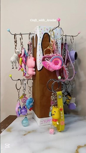 Keychains organiser diy #organiserdiy #diy #tutorial #shapeofyou #shorts