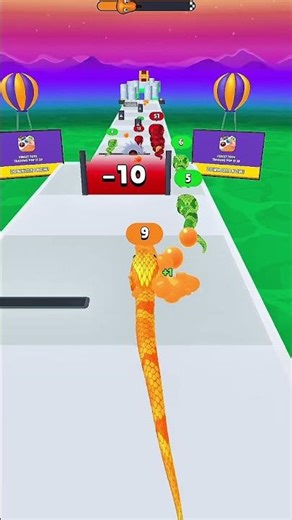 Snake run small to big anaconda Gameplay #1 #snakegame #ytshorts #shorts