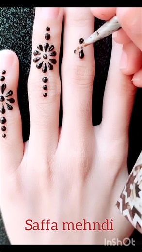 Simple and Easy Baby Mehndi Designs | Beautiful Finger Henna Art