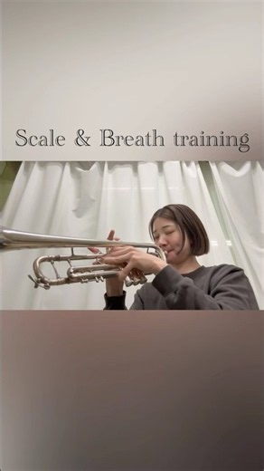 Dail training... #trumpet #training #scale #トランペット #基礎練習
