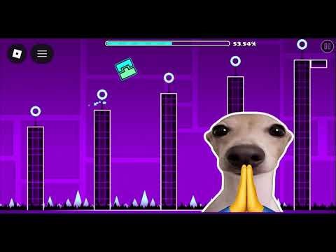 Playing Geometry Dash for the first time