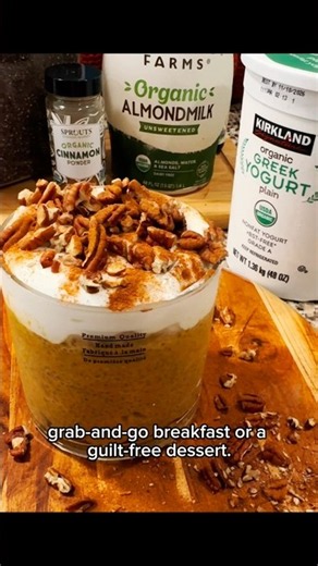 Pumpkin Chia Pudding. #recipe #easyrecipe #chiapudding #pumpkin