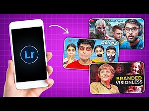 How to COLOR GRADE YouTube Thumbnails in Lightroom ( Quick and Easy )