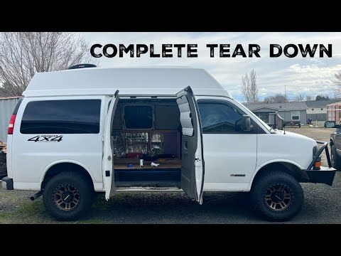 4x4 Chevy express interior rebuild and demo