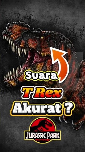 Is the T. Rex Sound Accurate? #jurassicpark #jurassicworld #trex