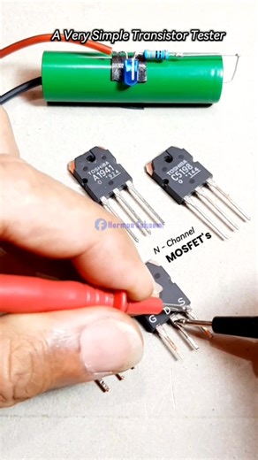 984K views · 8.4K reactions | A very simple tool that can be used to test transistors and mosfets is amazing. #simpletool #testtransistor #mosfet #prototype #amazing #designed #creativeproject #brilliantidea #purbaya #fblifestyle | Herman Suhaemi | Facebook