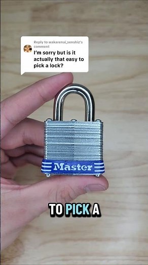 How To Pick A Lock #lockpicking #diy #edc