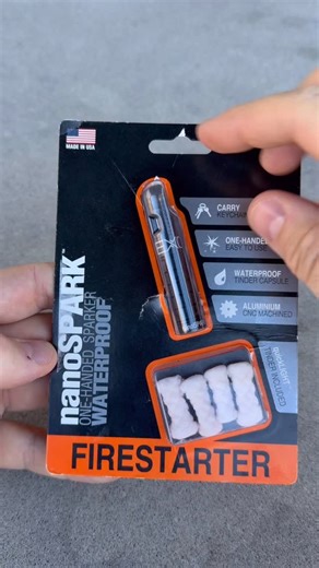 Taras Kulakov on Instagram: "Next Level KeyChain Fire Starter #survival #gadgets"