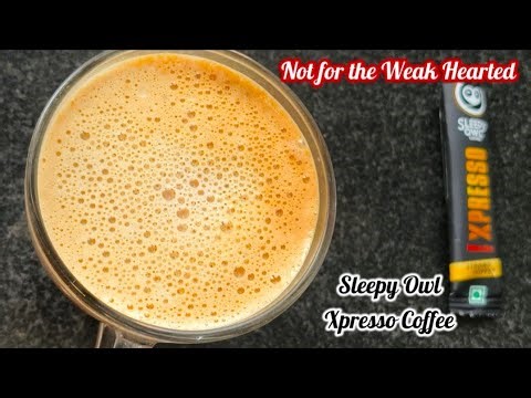 No Need to Brew Sleepy Owl Xpresso Instant Bold and Strong Coffee | How to make Sleepy Owl Coffee