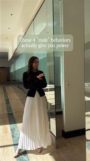 The 4 rude behaviors actually give you power