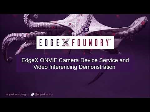 EdgeX ONVIF Camera Device Service Demo