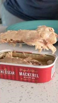 I Tried Cheap Tinned Mackerel… #seafood #mackerel #tinnedfish