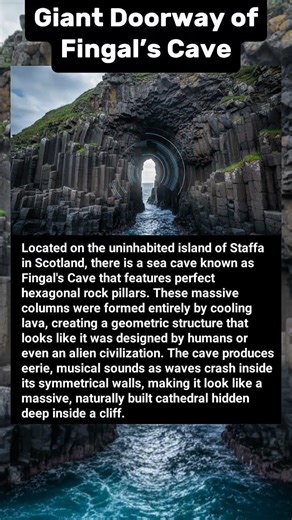 Giant Doorway of Fingal’s Cave