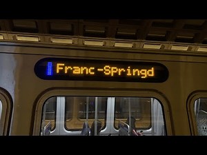 WMATA Subway: Kawasaki 7k Series 🔵Blue Line🔵 Train from Largo to Franconia Springfield #2