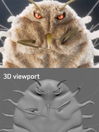 viewport vs render 3D Trivor #maya #bifrost #houdini #aftereffects #stormvn