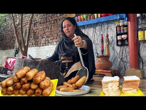 Sham Family Royal Parti | Crispy Vegetable Bread Roll | Real Village Life | Sham Village
