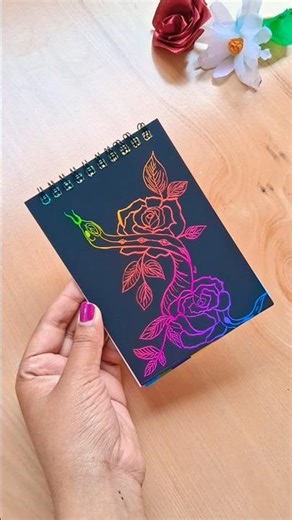 Diy scratch drawing !!✨️ #diy #drawing #scratch