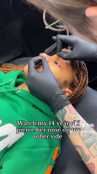 Daughter Gets Nose Pierced: A Memorable Moment