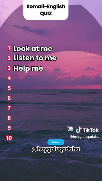 Learn English with Somali Translation: Basic Conversation Phrases