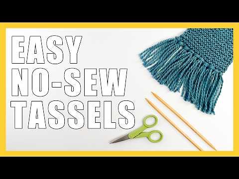 How to Add TASSELS to Your Knitting Projects (Scarf, Shawl & More!)