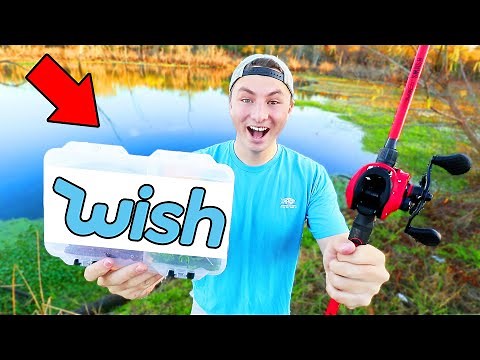 Wish App MYSTERY Fishing Kit Challenge!