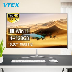 [Hot Item] 21.5" 23.8" 27" Cheap Aio Desktop Monoblock Gaming Frameless Computer Barebone Android Cloud Storage All in One PC