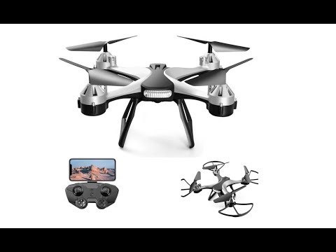 Fora da Caixa Drone JC801, como montar e fazendo teste de voo