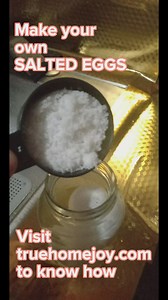 How to make salted eggs.