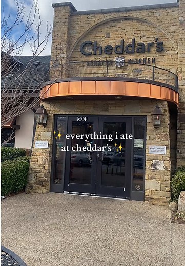 Todo lo que comí en Cheddar's: ¡Una experiencia deliciosa!