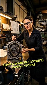 How a Wankel (Rotary) Engine Works⚙️ #rotaryengine #wankelengine #mechanics#Mechanics