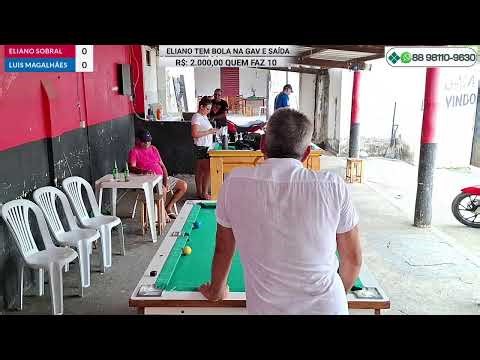 AO VIVO - ELIANO SOBRAL vs LUIS MAGALHÃES - 24/01 - #sinuca #aovivo #snooker