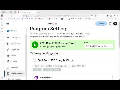 Assign Curriculum License in HMH Ed